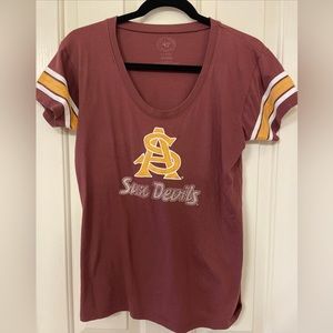 ASU sun devils t-shirt retro vintage look so soft and comfy
